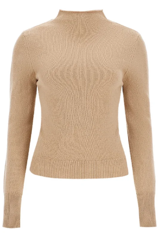 Wool And Cashmere Sweater With Decorative Details Jersey Fabric Tulle Fabric Batik Fabric