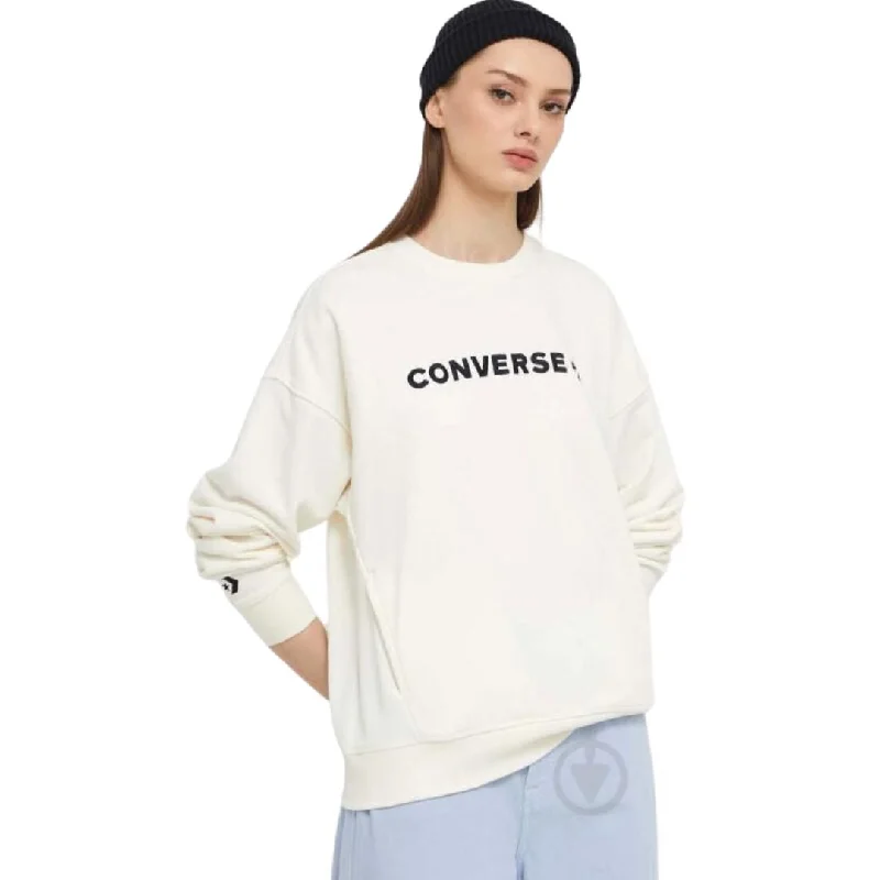 Wordmark Big Logo Sweatshirt Hoodie with Rhinestones Sparkly Elegant