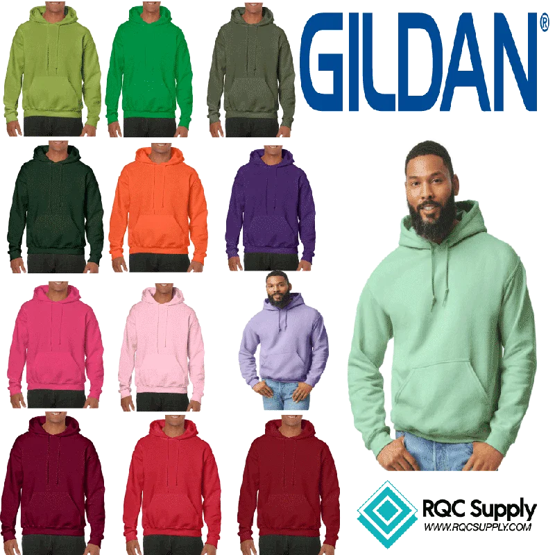 18500 Unisex Hooded Sweatshirt Hoodie - Gildan Hoodie with Pocket Utility Practical