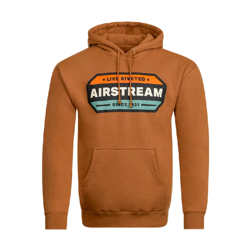 Airstream Live Riveted 1931 Hoodie Hoodie with Tied Waist Feminine Flattering