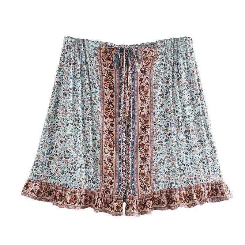 Athalia Mini Skirt boho skirt vibe