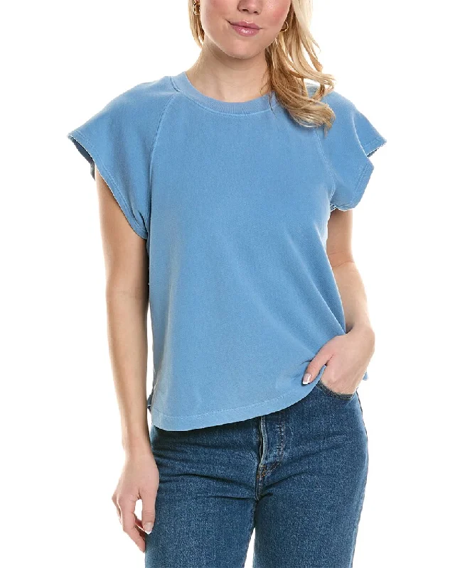 Sundry Shirttail Sweatshirt Hoodie with Slim Fit Tailored Modern