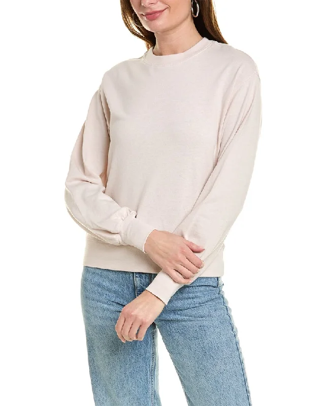 Monrow Blouson Sweatshirt Hoodie with Lining Warm Insulated