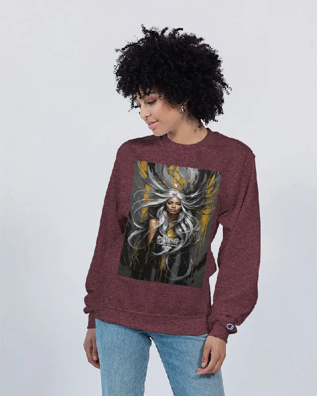 Black Sister Collection [Part 2 ] Unisex Sweatshirt | Champion Hoodie with Hem Elastic Stretchable Comfortable