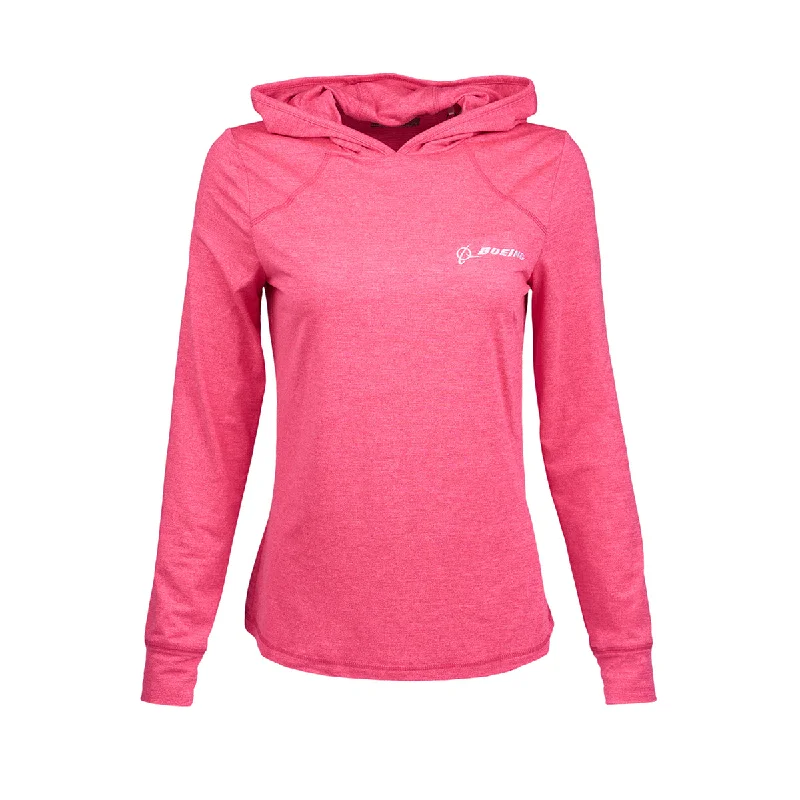 Callaway Boeing Women’s Swing Tech™ Jersey Hoodie Hoodie with Exposed Zipper Edgy Industrial