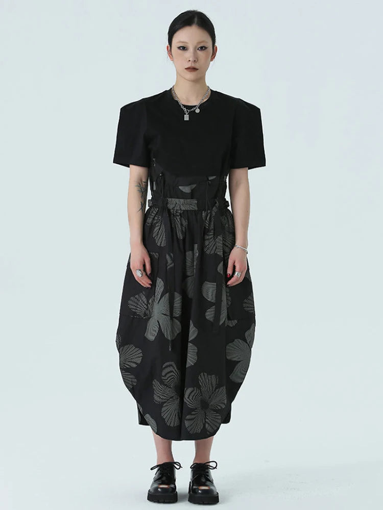 Carlada Floral Print Skirt lace skirt delicate