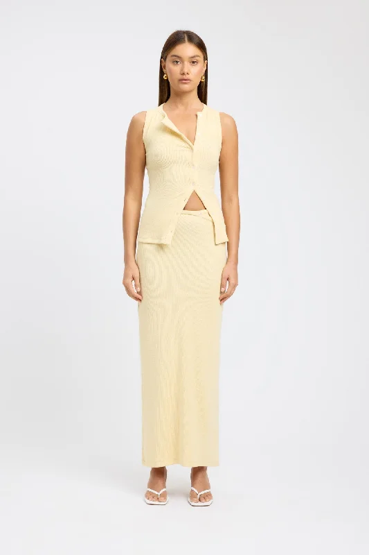 Carter Maxi Skirt denim skirt trendy