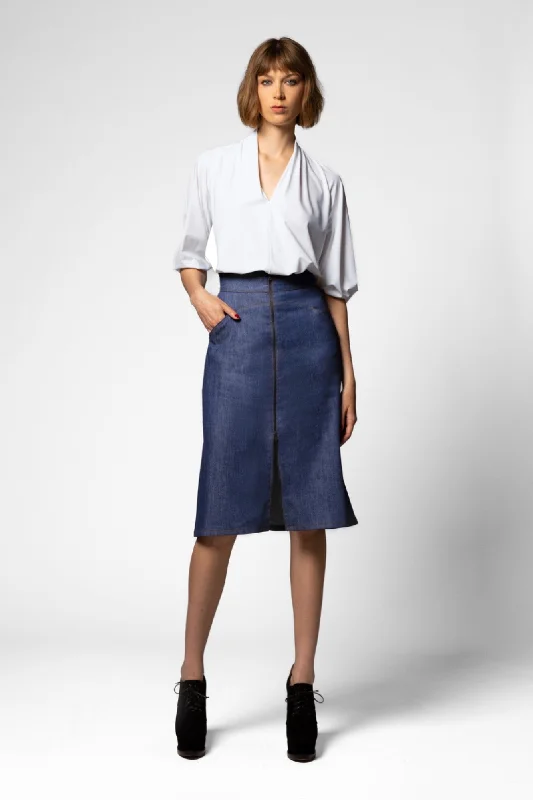 Cosette Skirt - Denim 24 denim skirt classic