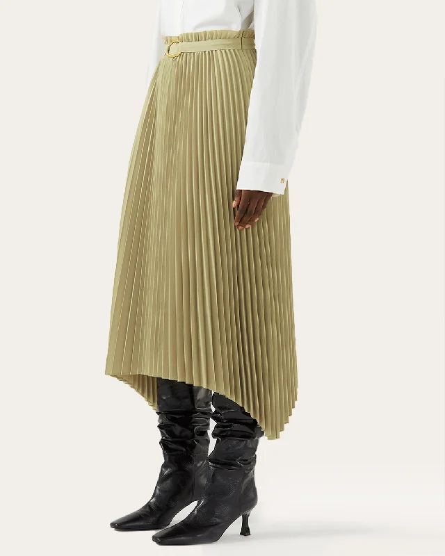 Dilan Skirt Tailored Suiting Sage denim skirt fashionable