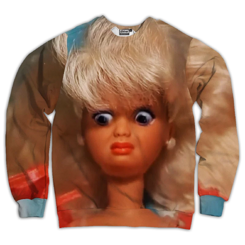 Disgust Barbie Unisex Sweatshirt Hoodie with Hem Elastic Stretchable Comfortable