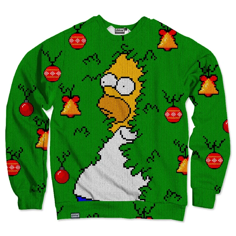 Homer Gone Christmas Unisex Sweatshirt Hoodie Jacket Zipper Layering