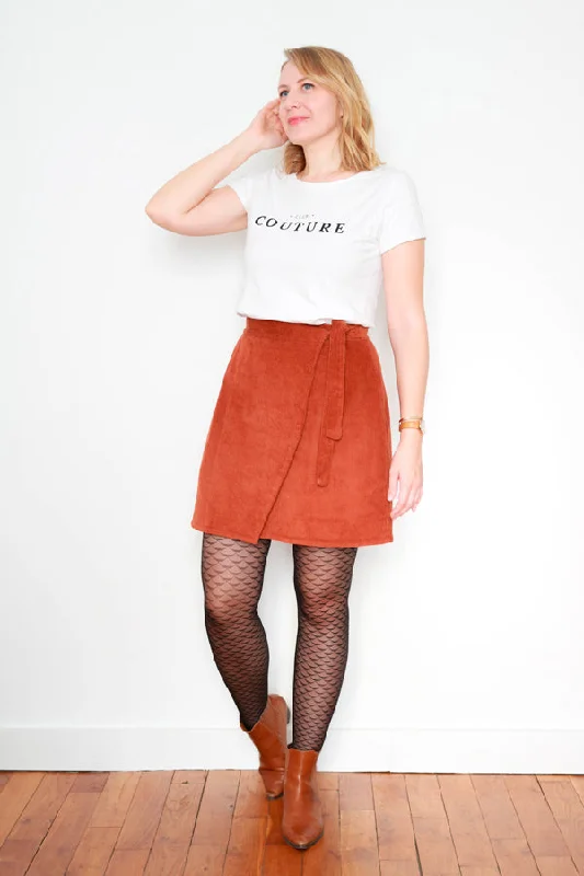 I AM Patterns Julie Skirt wool skirt thick