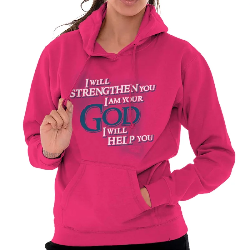 I Am Your God Hoodie Hoodie with Hem Detail Decorative Unique