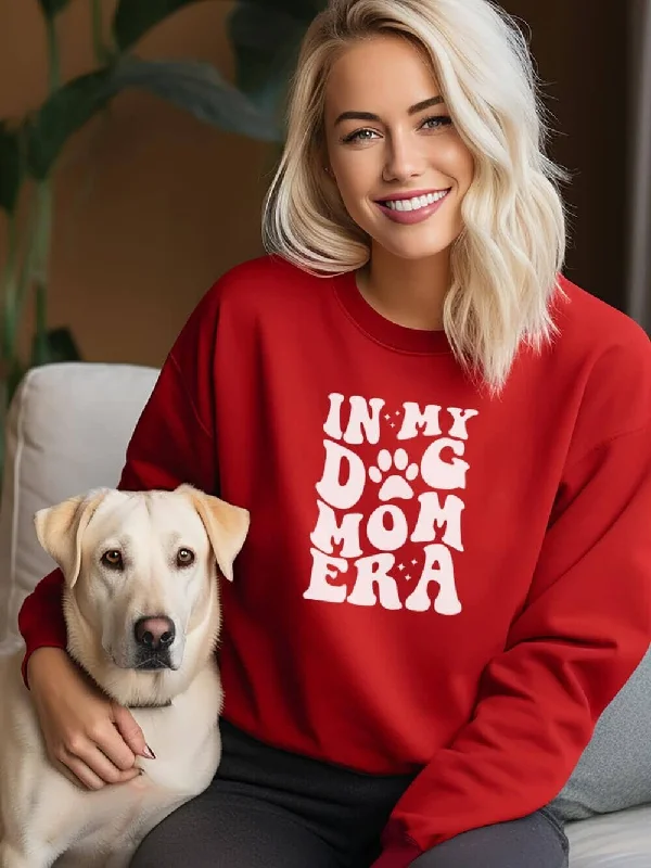 In My Dog Mom Era Heavy Blend Crewneck Graphic Sweatshirt Hoodie with Hood Adjustable Protection In My Dog Mom Era Heavy Blend Crewneck Graphic Sweatshirt Hoodie with Hood Adjustable Protection