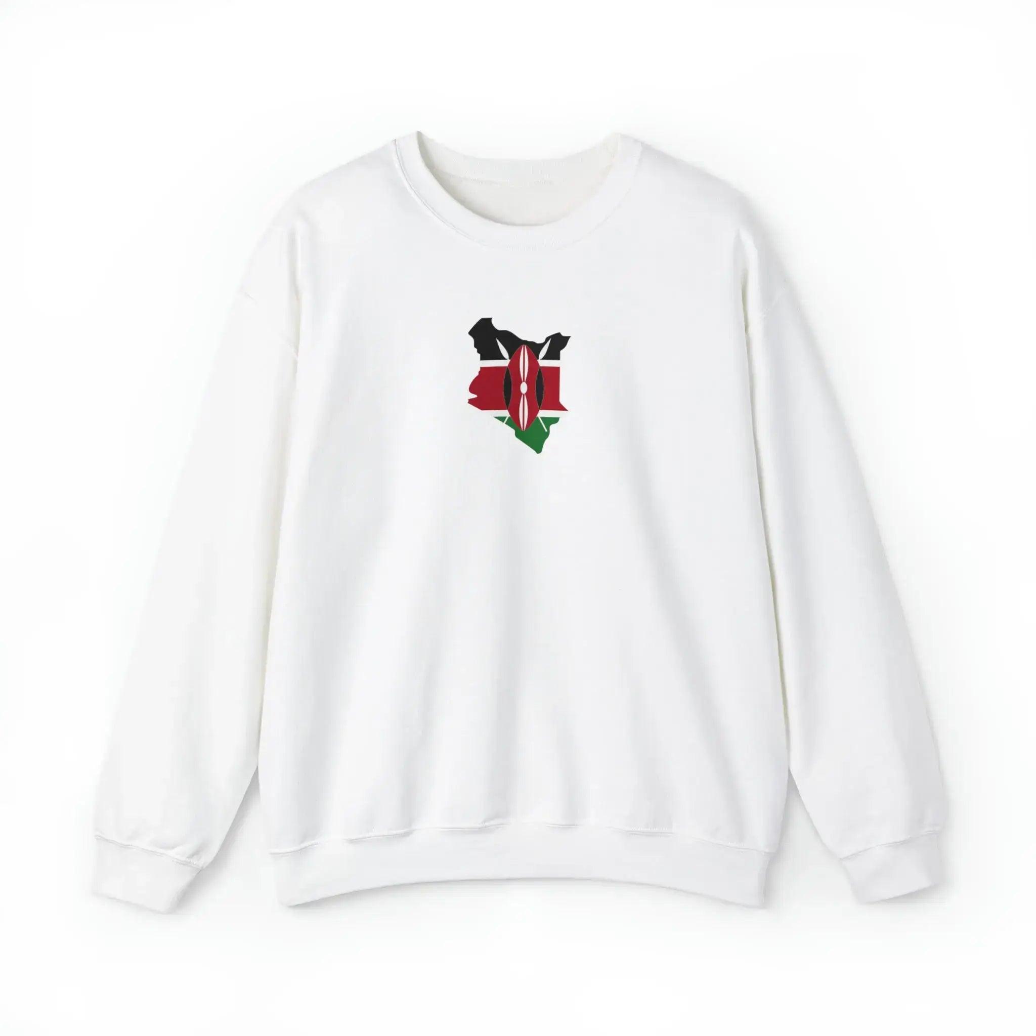 Kenya Flag Sweatshirt Hoodie with Crew Neck Simple Timeless