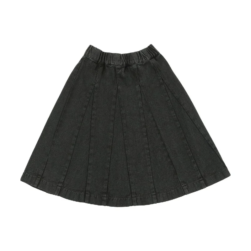 Kin And Kin Black Denim Skirt boho skirt vibe