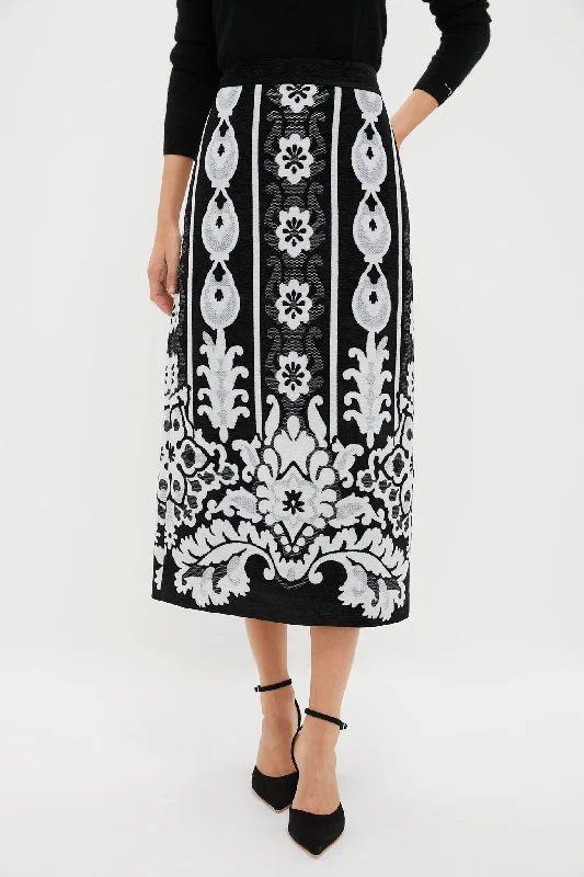 Knit Jacquard Catania Skirt velvet skirt luxury