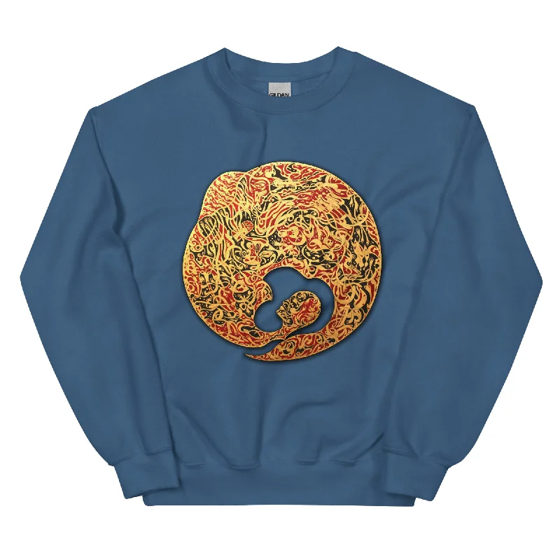 LIFE Unisex Classic Sweatshirt Hoodie with Turtle Neck Cozy Winter
