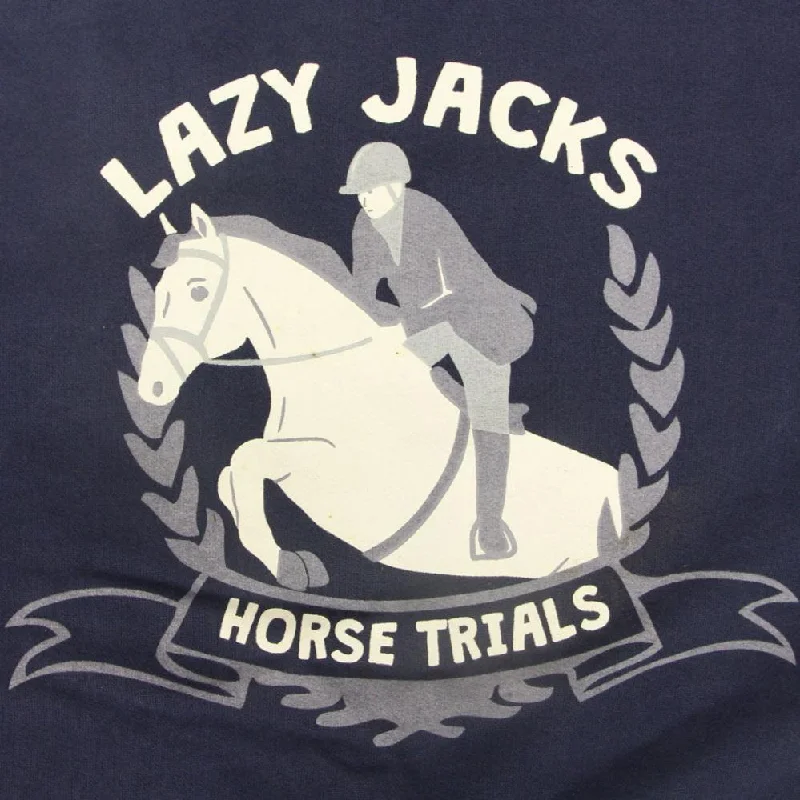 LJ3 - Ladies' 1/4 Zip Sweatshirt - Horse Trial Print - Twilight Hoodie with Mesh Breathable Sporty