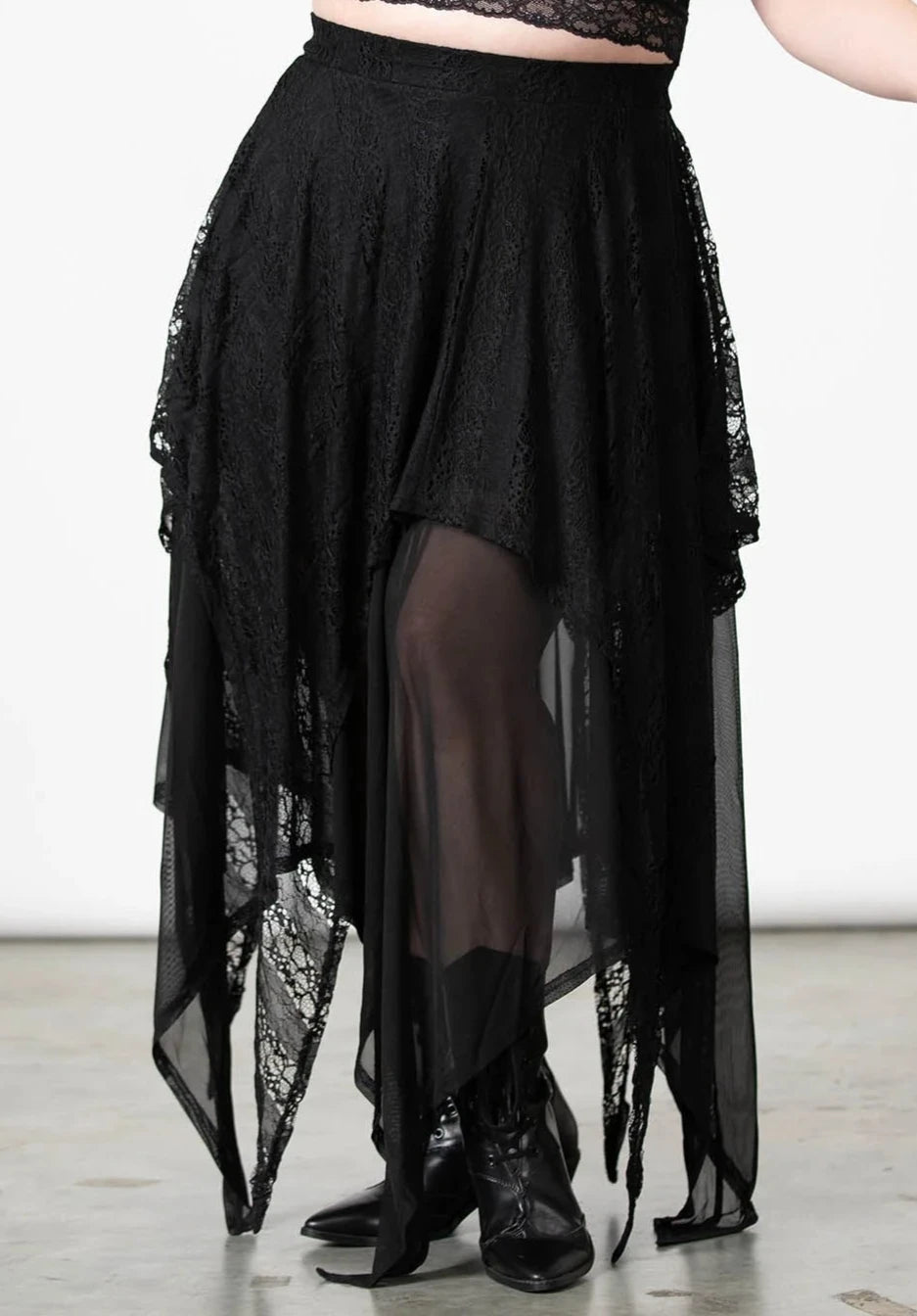 Lunar Layers Maxi Skirt spandex blend skirt