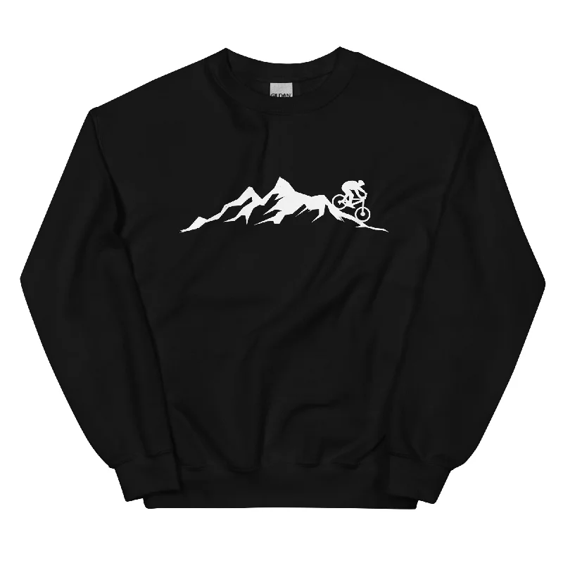 Mountain - Mountainbike - Sweatshirt (Unisex) Hoodie with Sequins Glamorous Eye-catching Mountain - Mountainbike - Sweatshirt (Unisex) Hoodie with Sequins Glamorous Eye-catching