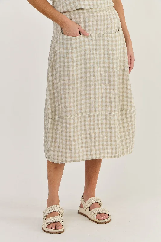Nougat Bubble Skirt velvet skirt rich