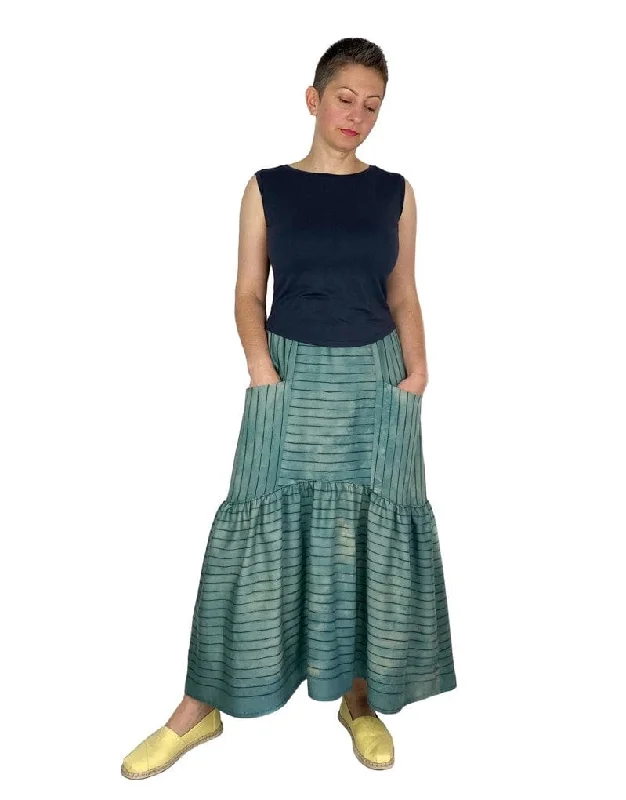 Olive Skirt Sewing Pattern, Dhurata Davies seamless skirt comfort