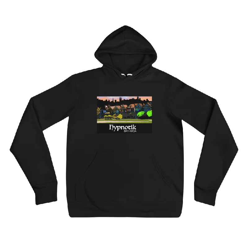 Painted Ladies -- Hoodie Hoodie with Sequins Glamorous Eye-catching