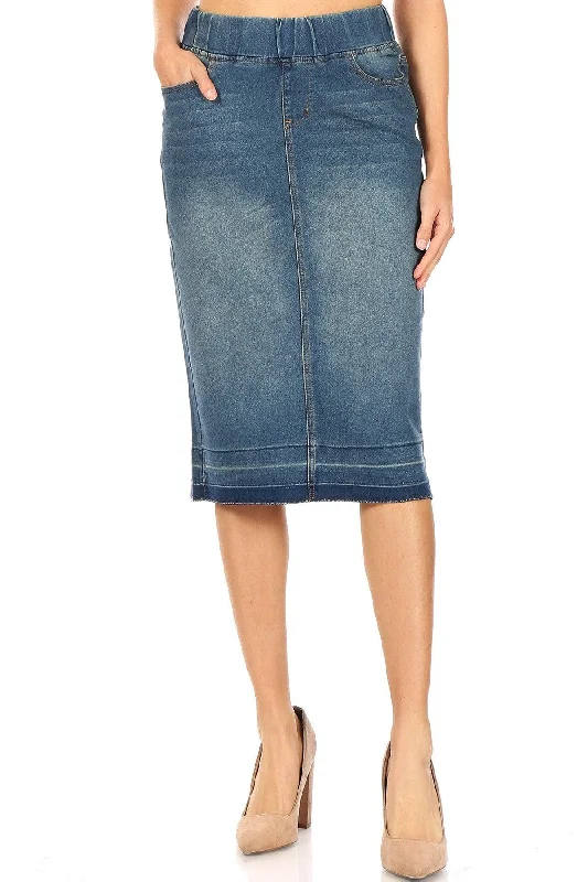 Rebecca Vintage Denim Skirt denim skirt stylish