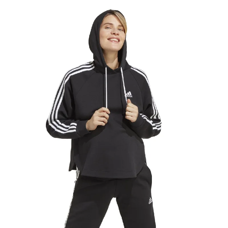 Maternity Over-the-Head Hoodie Hoodie with Ribbed Hem Stretchable Secure