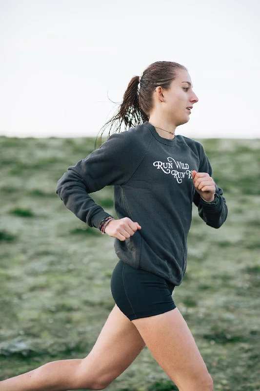 Run Wild, Run Free Sweatshirt Hoodie with Lining Warm Insulated