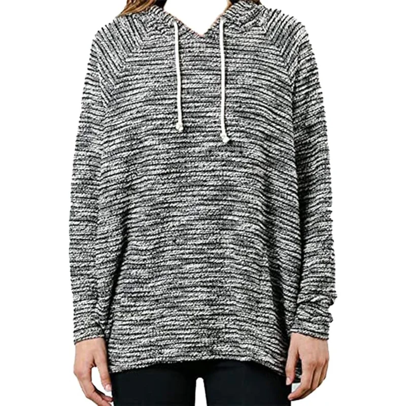 Rusty Dozens Women's Hoody Pullover Sweatshirts (Brand New) Hoodie with High Neck Warm Protective