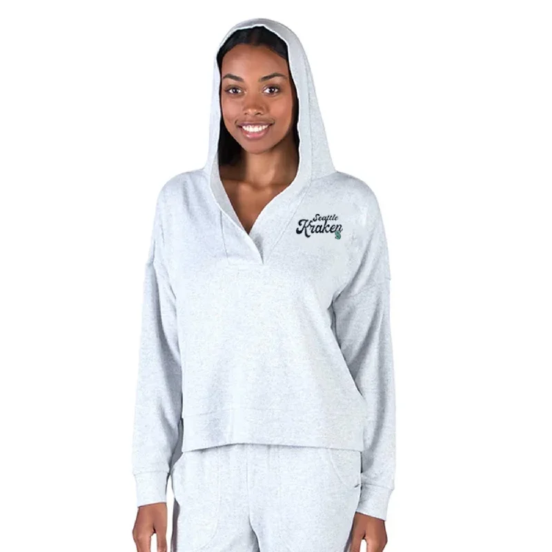 Seattle Kraken Womens Cumulus Long Sleeved Hoodie Hoodie with Hem Lace Feminine Delicate Seattle Kraken Womens Cumulus Long Sleeved Hoodie Hoodie with Hem Lace Feminine Delicate