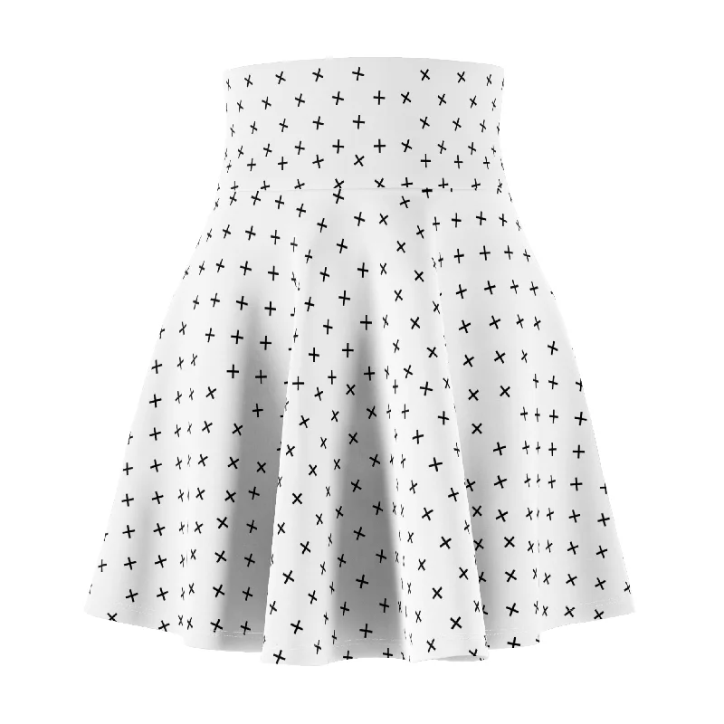 Skater Skirt, Elegant Pattern Design, Everyday Wear lace skirt delicate