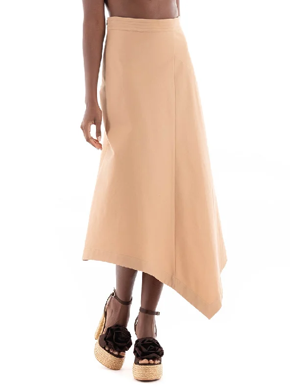 Structure Skirt flowy skirt hem