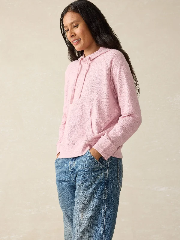Sunwashed Slub Hoodie - Zephyr Hoodie with Stripes Bold Sporty