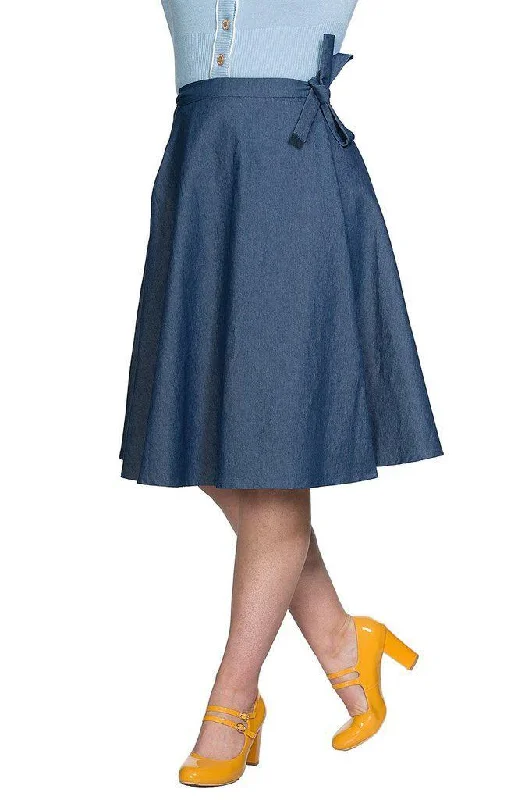 Sweet Sail Wrap Skirt modal blend skirt