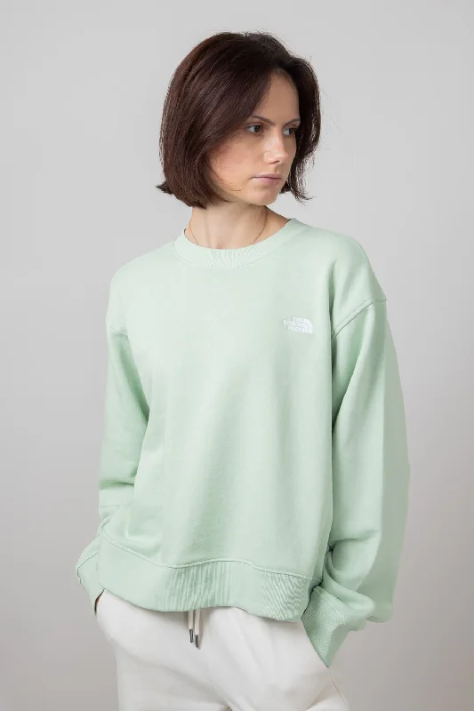 The North Face Evolution Fleece Sweatshirt for Women in Misty Sage | NF0A88ZX-I0G Hoodie with Fur Luxurious Winter