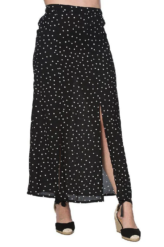 The Polly Polka Skirt leather skirt modern