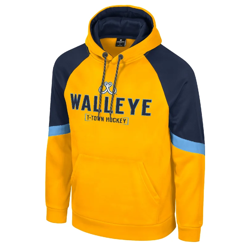 Toledo Walleye Prewitt Hoodie Hoodie with Side Slits Relaxed Casual