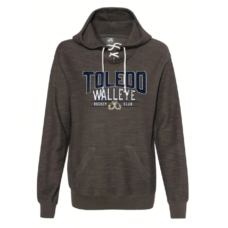 Toledo Walleye Ladies Sport Lace Hoodie Hoodie with Longline Fit Extended Stylish