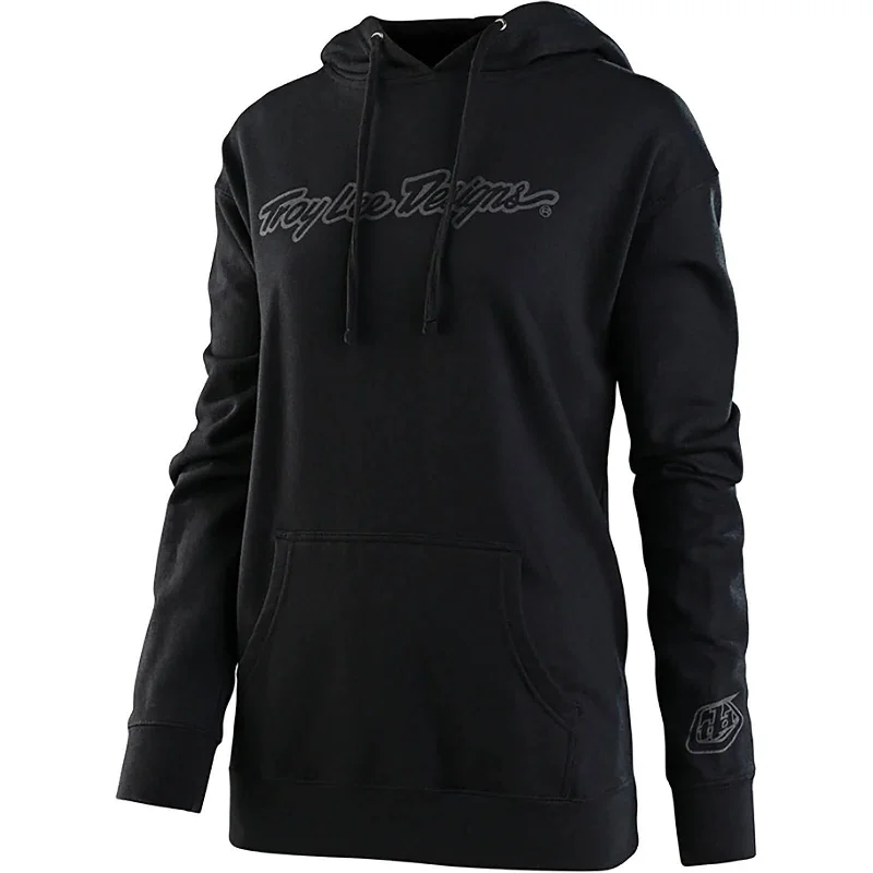 Troy Lee Designs Signature Women's Hoody Pullover Sweatshirts Hoodie with Set-In Sleeves Structured Classic