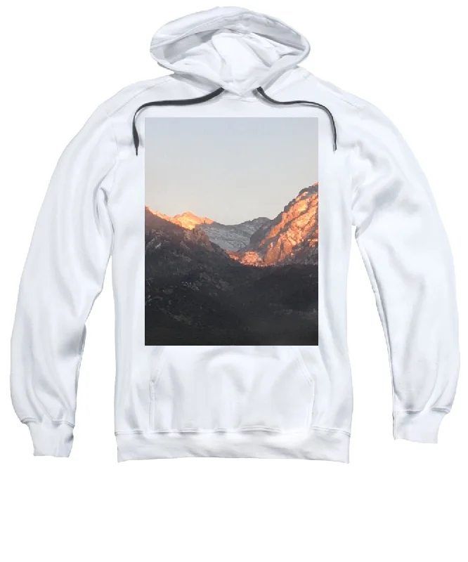 Winter Magic Hour Crestone - Sweatshirt Hoodie with V-Neck Classic Versatile