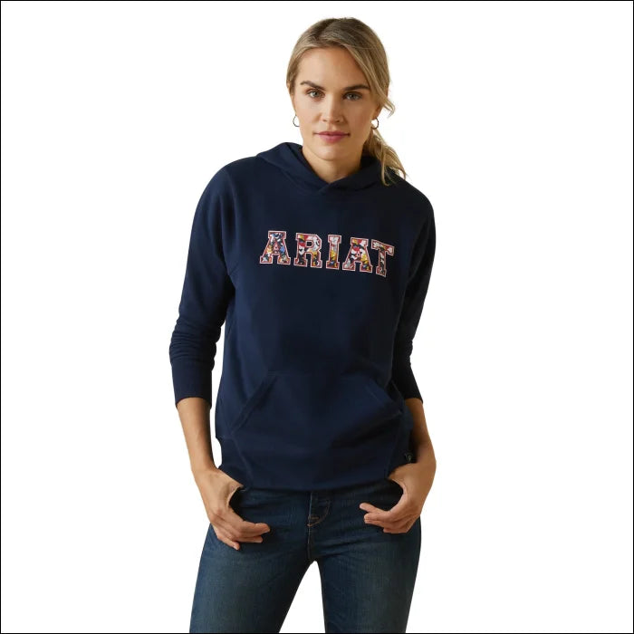 Womens 3D Logo 2.0 Hoodie Hoodie with Puffed Sleeves Voluminous Trendy