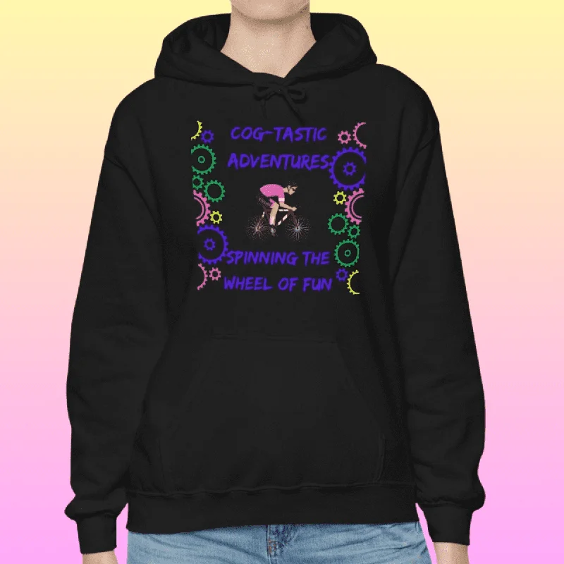 Women's Cog-tastic Adventures Hoodie Hoodie with Raglan Sleeves Sporty Comfortable