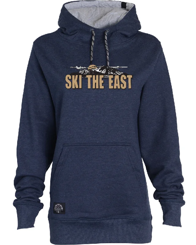 Women's Vista Hoodie - Navy Hoodie with Distressed Vintage Worn